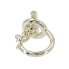Hermes Croisette Large Model 55 Ring 925 Sterling Silver Chaine D'ancre — view 4