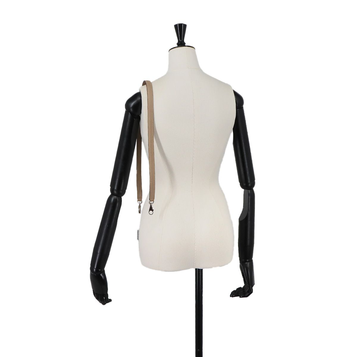 Hermes Kelly Bolide Shoulder Strap Taurillon Clemence Beige Silver — view 6