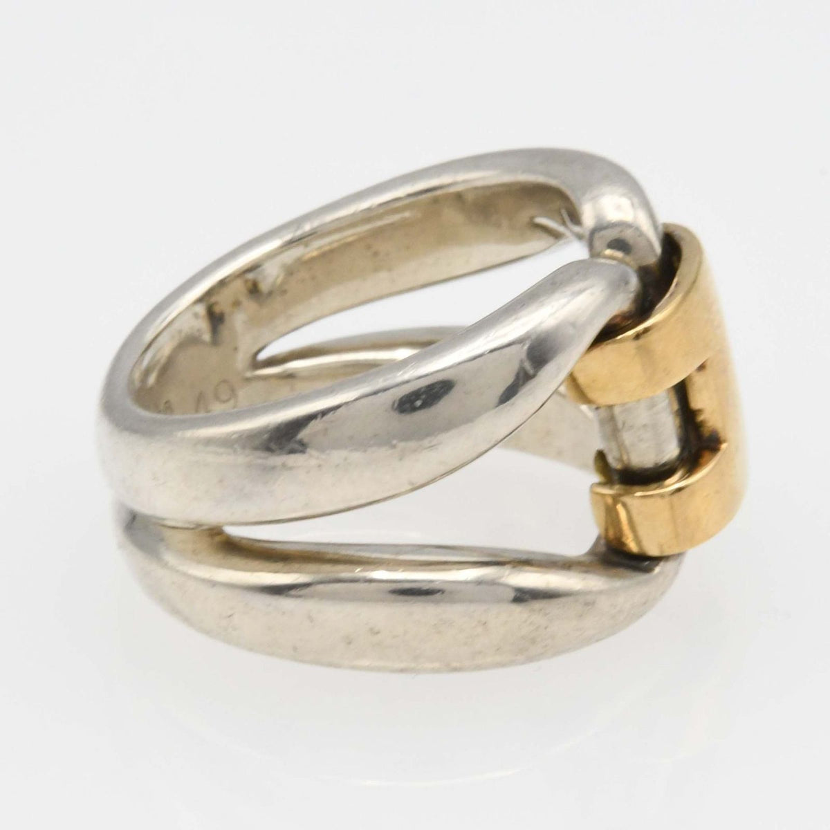 Hermes History Ring 18k Yellow Gold — view 3