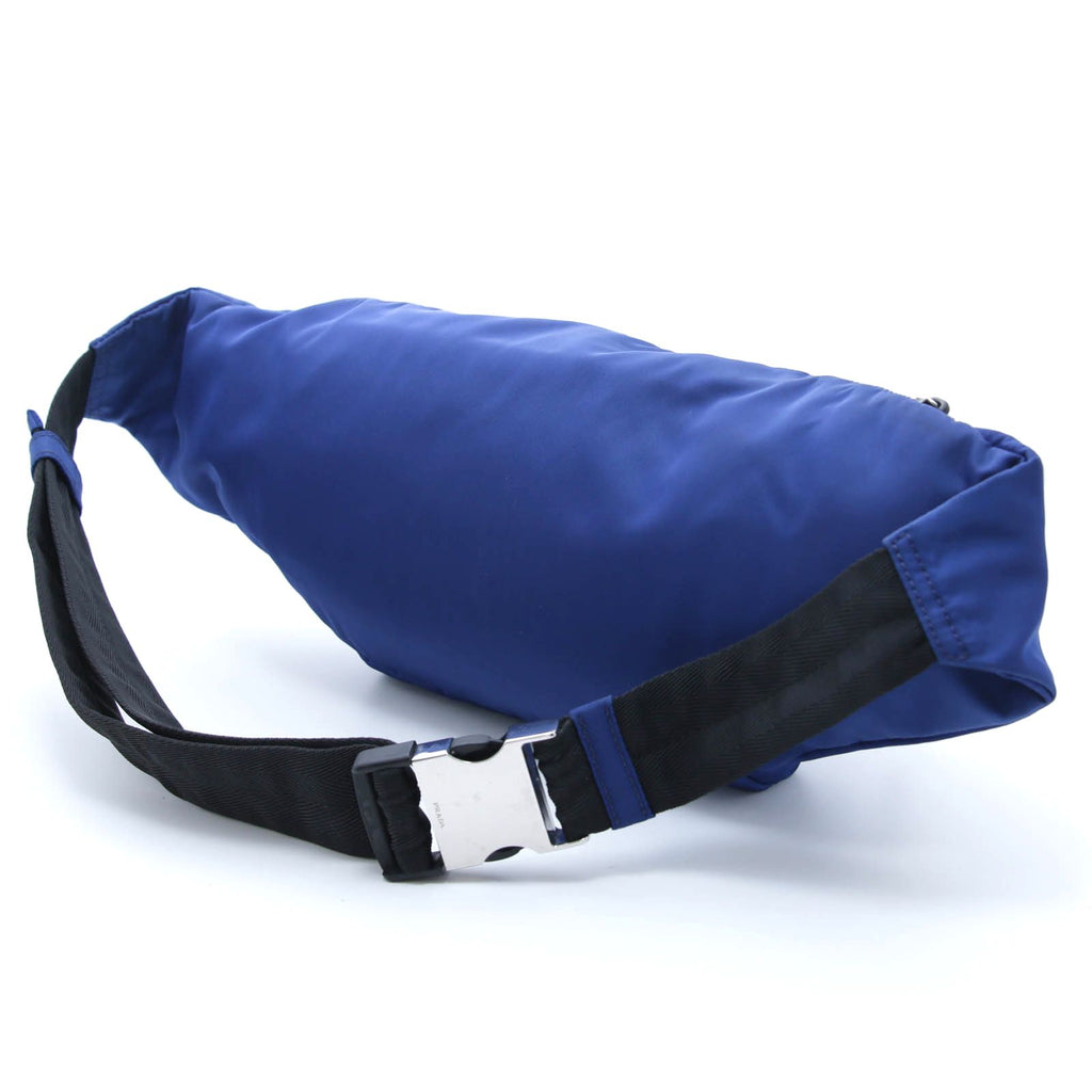 Prada Waist Bag Blue Black Nylon — view 2