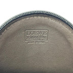 Loewe Coin Purse Round Knot Leather Brown Vintage — view 6