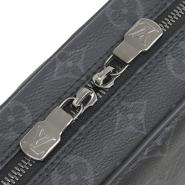 Louis Vuitton Pouch Trousse Toilette PM Monogram Eclipse Silver Clutch Second — view 6