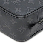 Louis Vuitton Pouch Trousse Toilette PM Monogram Eclipse Silver Clutch Second — view 4
