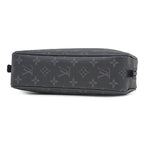 Louis Vuitton Pouch Trousse Toilette PM Monogram Eclipse Silver Clutch Second — view 3
