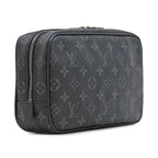 Louis Vuitton Pouch Trousse Toilette PM Monogram Eclipse Silver Clutch Second — view 2