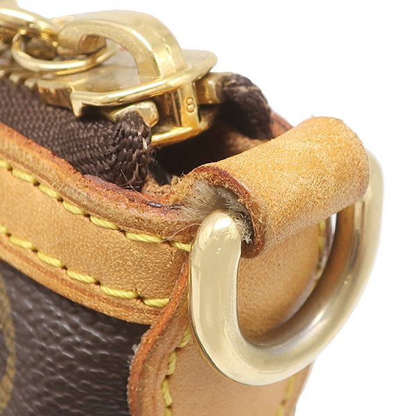 Louis Vuitton 2-Way Bag Palermo PM Monogram Canvas Gold Brown Handbag — view 7
