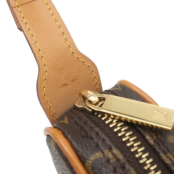 Louis Vuitton Shoulder Bag Pochette Croissant Monogram Canvas Gold Brown — view 6