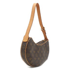 Louis Vuitton Shoulder Bag Pochette Croissant Monogram Canvas Gold Brown — view 2