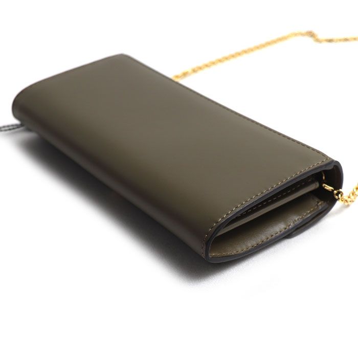 Fendi FF Diamond Chain Wallet Avocado Shoulder Bag — view 2