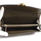 Fendi FF Diamond Chain Wallet Avocado Shoulder Bag — view 4