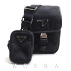 Prada Tessuto Shoulder Bag Black