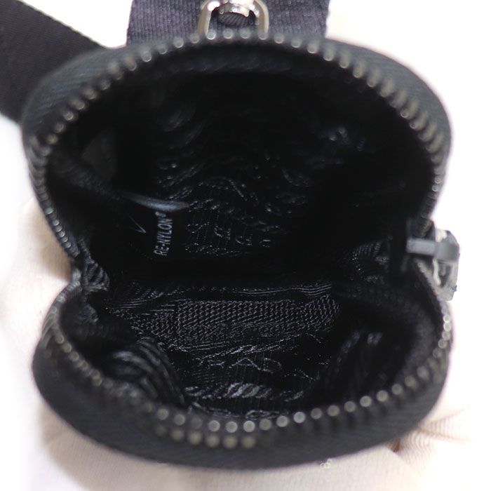 Prada Tessuto Shoulder Bag Black — view 6
