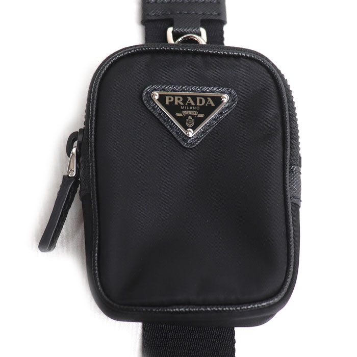Prada Tessuto Shoulder Bag Black — view 5