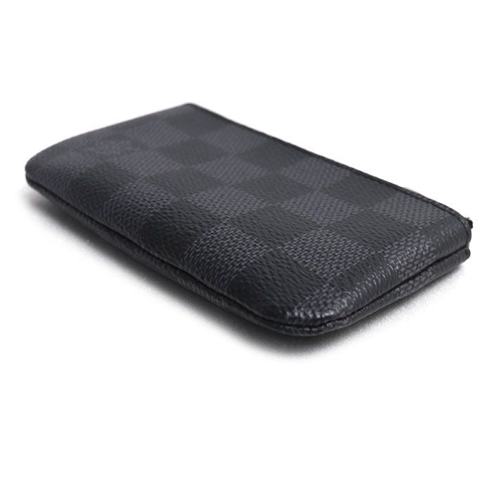 Louis Vuitton Pochette Cles Coin Purse Damier Graphite — view 2
