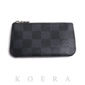 Louis Vuitton Pochette Cles Coin Purse Damier Graphite