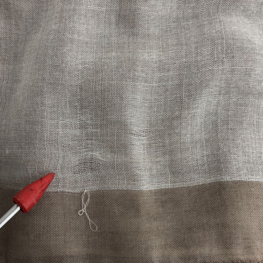 Chanel Cashmere Silk Lion Shawl Beige Scarf — view 6