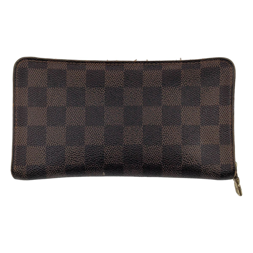 Louis Vuitton Damier Graphite Zippy Wallet Brown