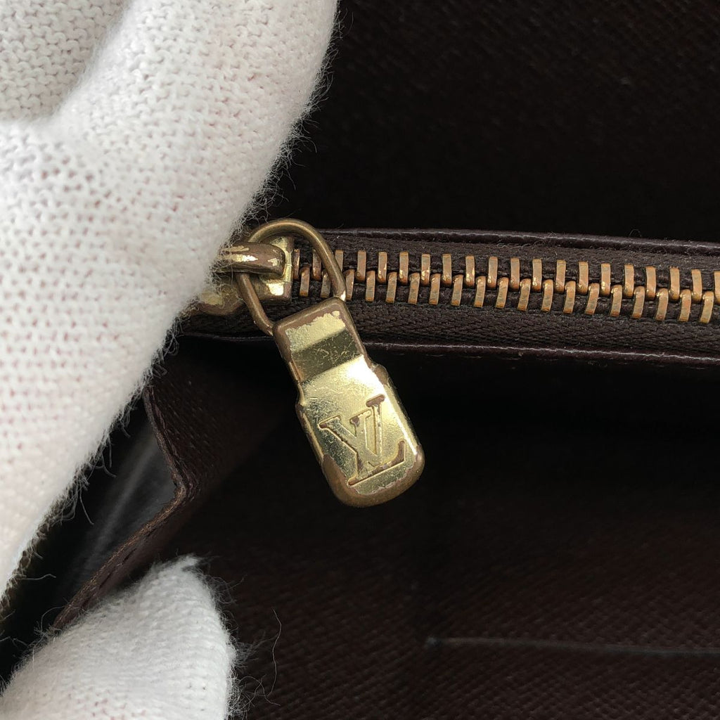 Louis Vuitton Damier Graphite Zippy Wallet Brown — view 5