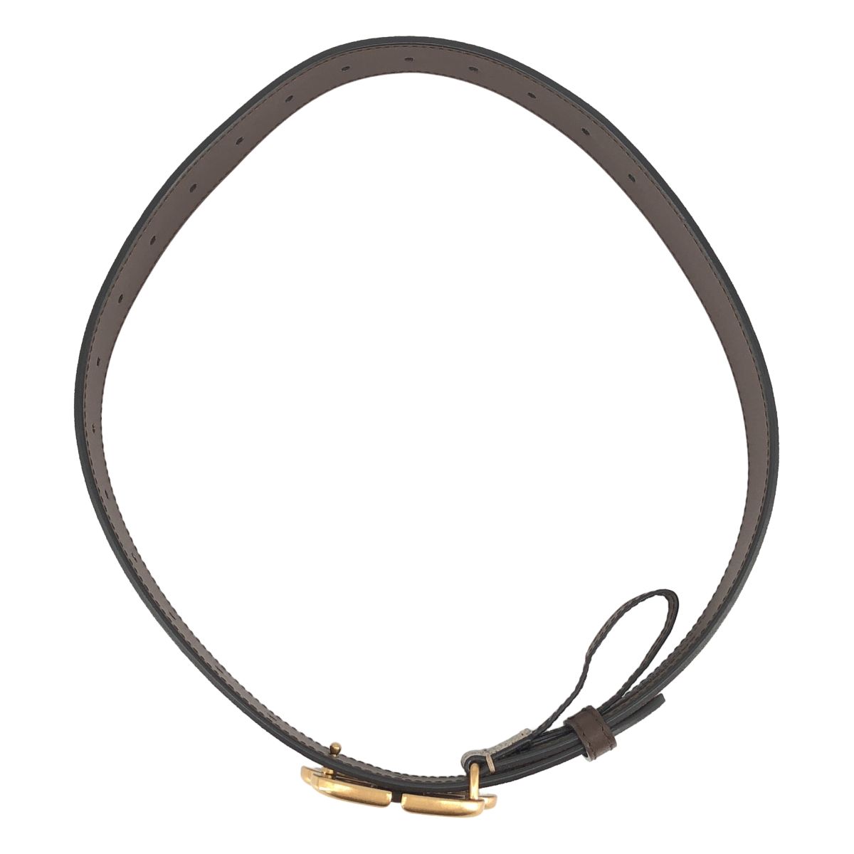 Gucci the Hacker Project BB Logo Leather Belt 75 Beige — view 3