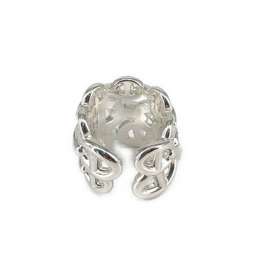 Hermes Chaine D'ancre Enchainee GM Ring Silver — view 4