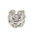 Hermes Chaine D'ancre Enchainee GM Ring Silver
