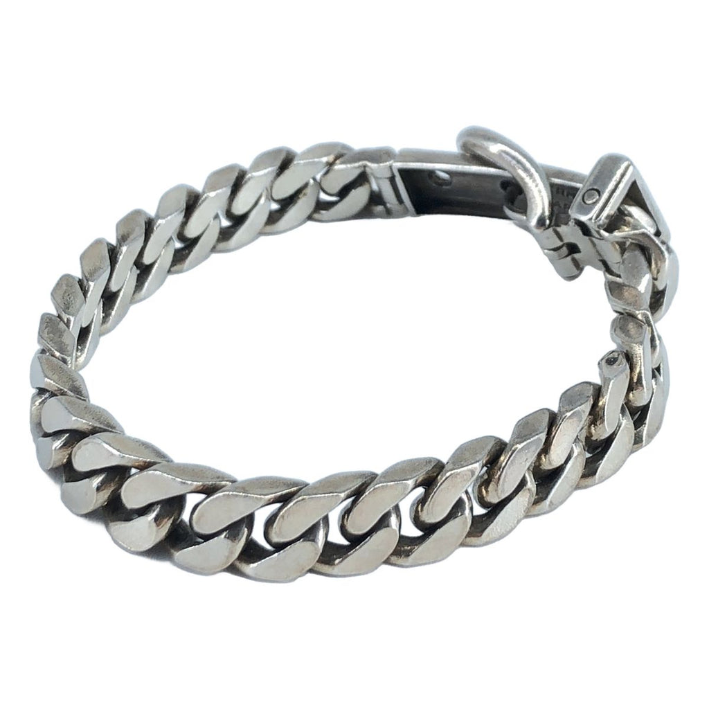 Hermes Boucles Sellier PM Chain Bracelet Cursive Silver — view 2