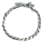 Hermes Boucles Sellier PM Chain Bracelet Cursive Silver — view 4