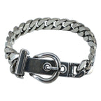 Hermes Boucles Sellier PM Chain Bracelet Cursive Silver — view 5