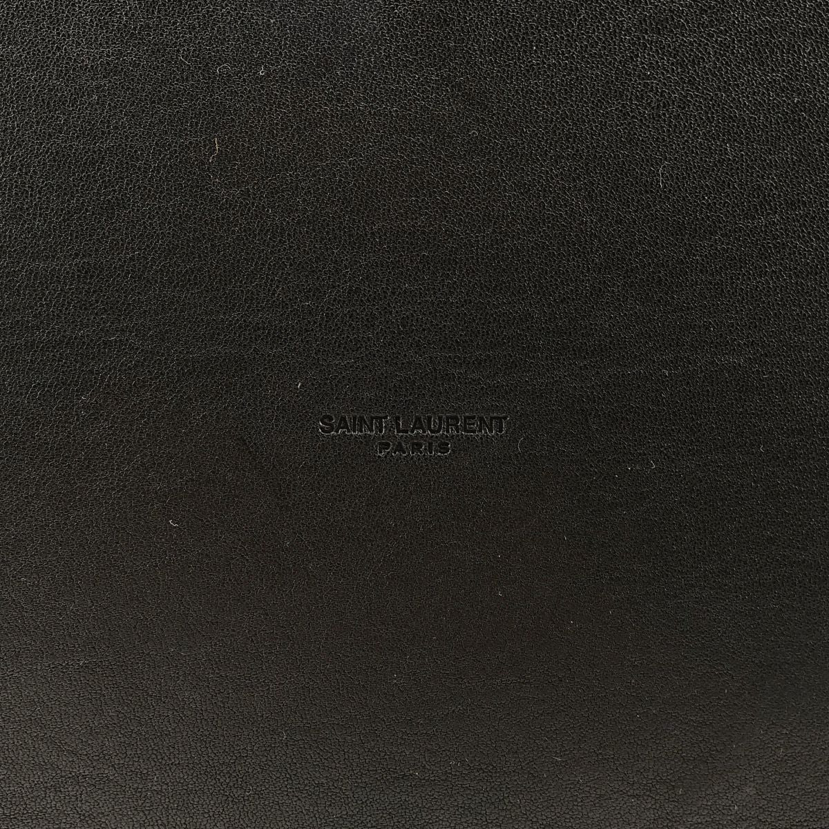 Saint Laurent Paris Rive Gauche Bucket Bag Canvas Black White — view 5
