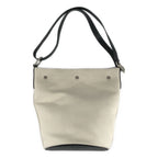 Saint Laurent Paris Rive Gauche Bucket Bag Canvas Black White — view 2
