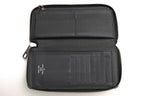 Louis Vuitton Wallet Leather Black Zippy Vertical Taiga Coin Purse Round — view 5