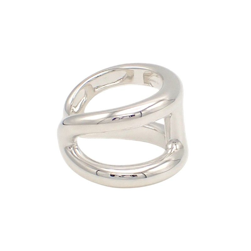 Hermes Osmose GM Actual Genus Ring 925 Sterling Silver Stamp — view 7