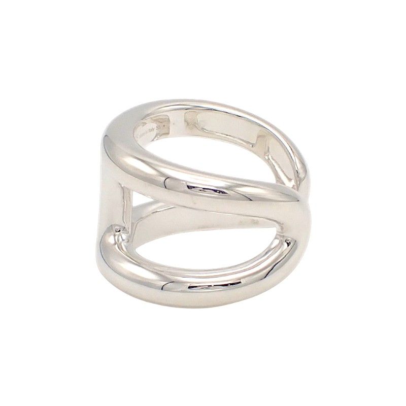 Hermes Osmose GM Actual Genus Ring 925 Sterling Silver Stamp — view 6