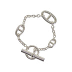 Hermes Farandole Stamp Bracelet 925 Sterling Silver — view 3
