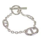 Hermes Farandole Stamp Bracelet 925 Sterling Silver — view 4