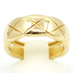 Chanel 18k Yellow Gold Coco Crush Ring Medium Model — view 4
