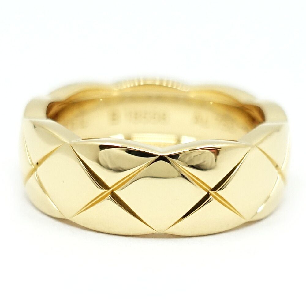 Chanel 18k Yellow Gold Coco Crush Ring Medium Model — view 6