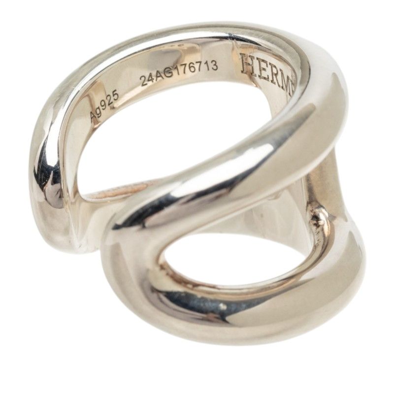 Hermes Osmose GM Ring 48 Silver — view 5