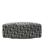 Dior Trotter Handbag Navy Canvas Leather — view 3
