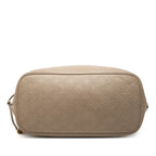 Louis Vuitton Monogram Empreinte Neverfull MM Tote Bag Tourterelle Greige — view 3