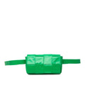 Bottega Veneta Maxi Intrecciato Cassette Belt Bag Green Leather