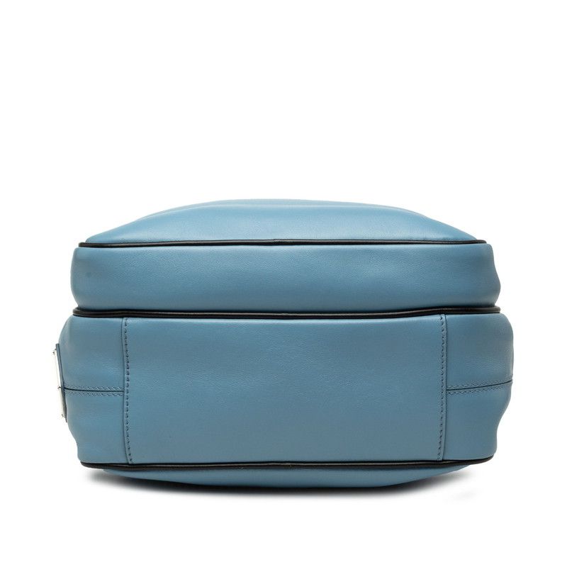 Prada Crossbody Shoulder Bag Light Blue Leather — view 3