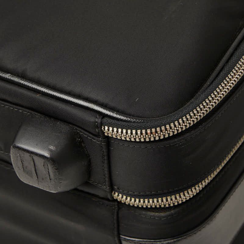 Prada Tessuto Travel Bag Suitcase Bag Black Nylon Leather — view 4