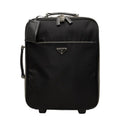 Prada Tessuto Travel Bag Suitcase Bag Black Nylon Leather
