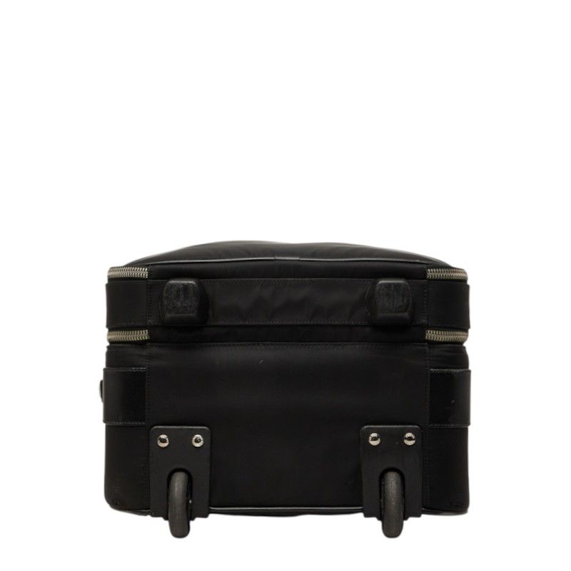 Prada Tessuto Travel Bag Suitcase Bag Black Nylon Leather — view 3