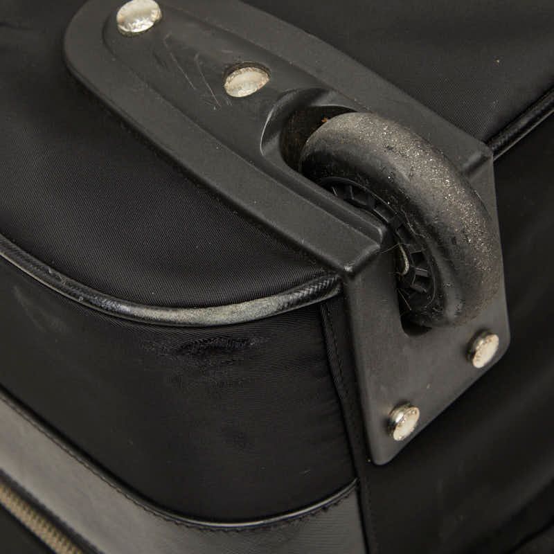 Prada Tessuto Travel Bag Suitcase Bag Black Nylon Leather — view 7
