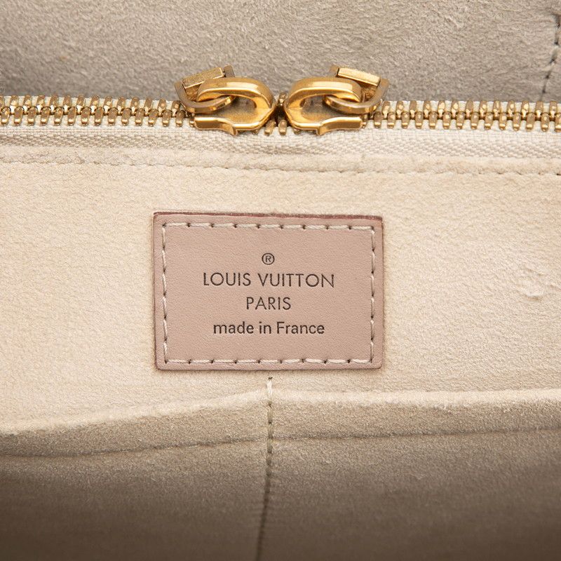 Louis Vuitton Monogram Very Tote MM Shoulder Bag 2-Way Mastic Raisin Beige — view 5