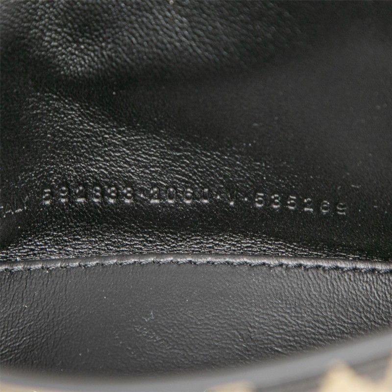 Gucci GG Canvas Sherry Line Tote Bag Black — view 6