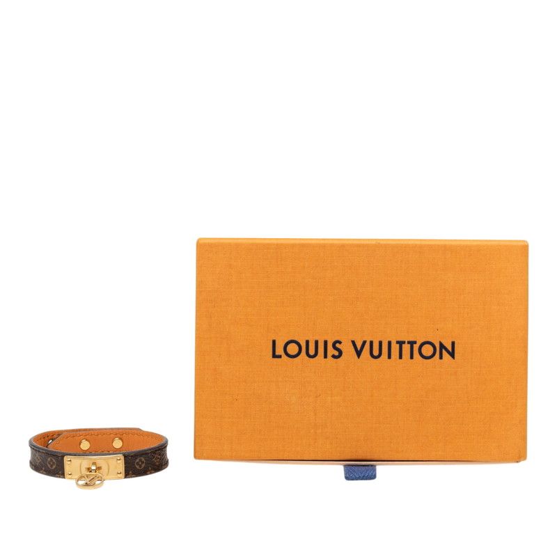 Louis Vuitton Bracelet Logomania Brown Leather — view 6