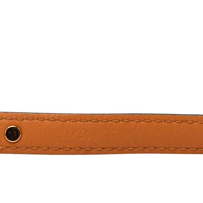 Louis Vuitton Bracelet Logomania Brown Leather — view 5